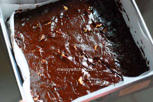 Rich Dark Bitter Brownies Ready For Baking